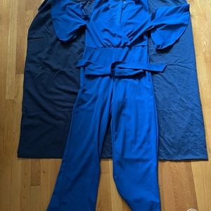 Large one piece set with belt